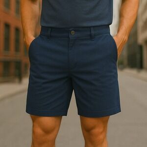 LIBIN‎ Water Resistant UPF 50+ Quick Dry Shorts Outdoor Casual Blue Size 32 New